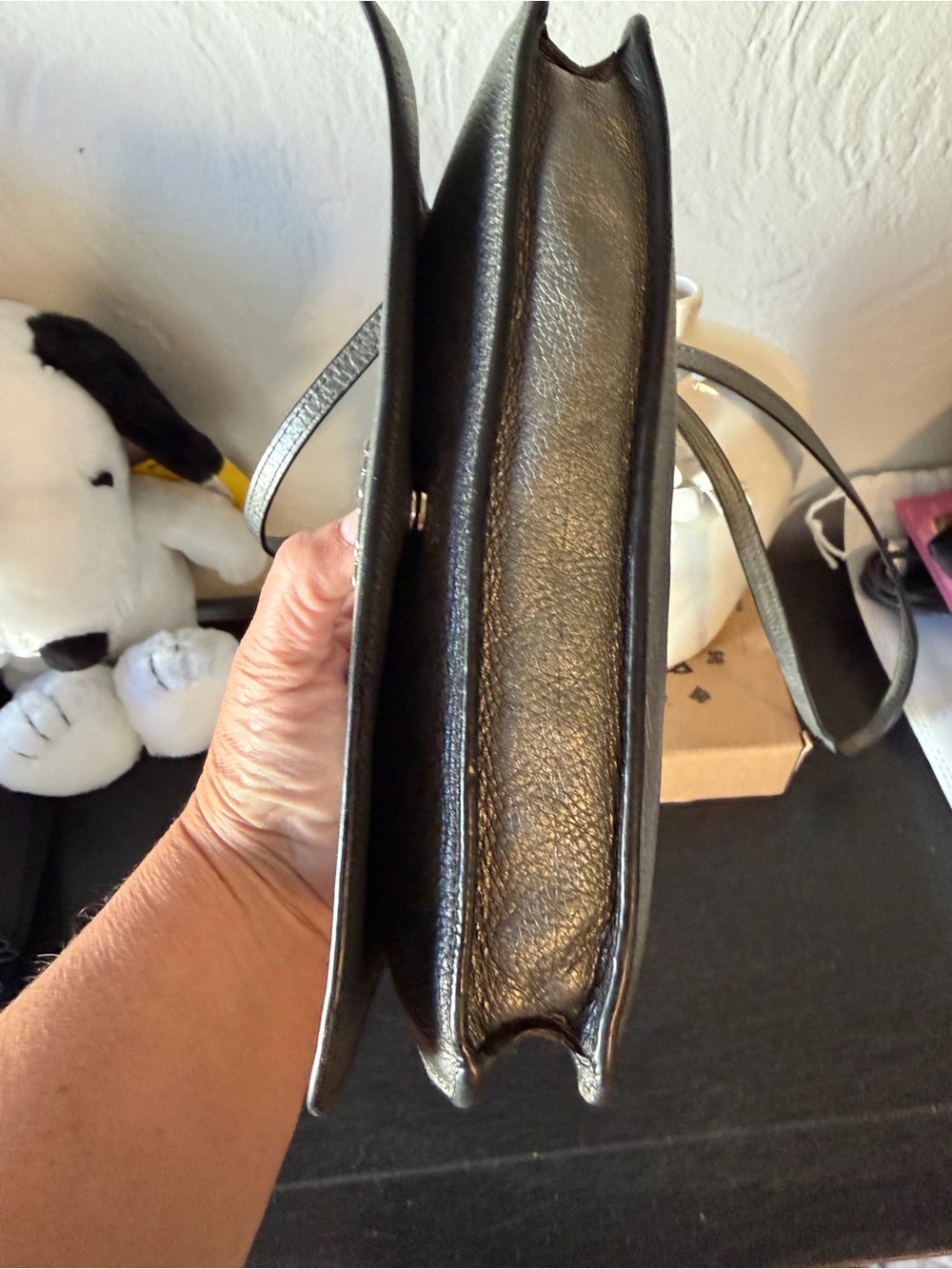 Coach Metallic Silver Shoulder Bag with Slim Strap - Picture 7 of 10